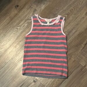 Matilda Jane Gray and Pink Striped Girl’s Tank Top